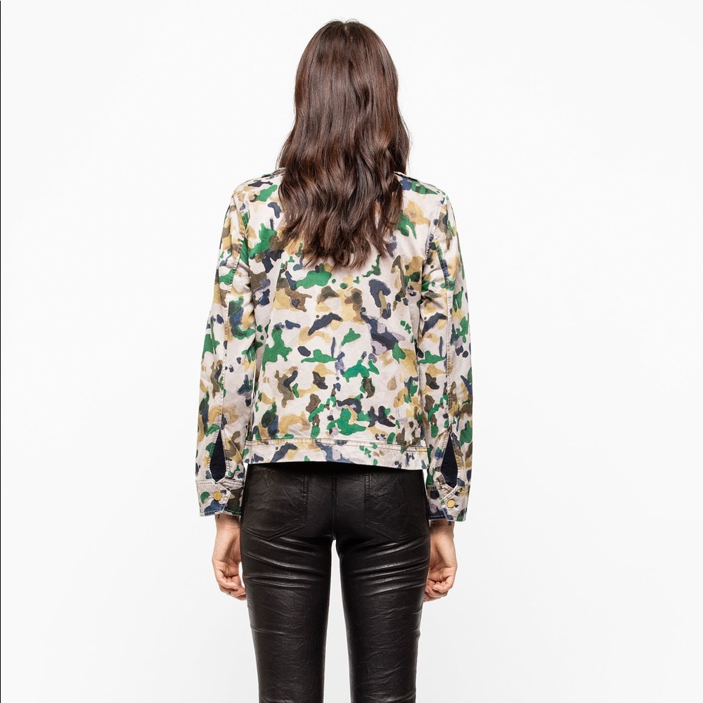Zadig and Voltaire KAVY CAMOU PARKA Jacket - Picture 4 of 8